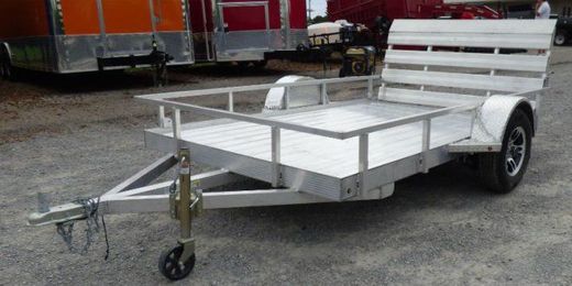 6.4′ X 10′ Aluminum Flatbed 3500 lb Axle Utility Trailer Review Video