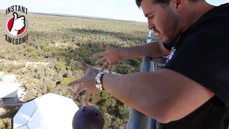 Instant Awesome: Splitting a bowling ball