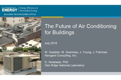 The Future of Air Conditioning for Buildings