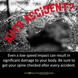 Auto Accident? See Your Chiropractor.