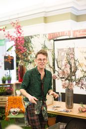 Flamboyant florist on mission to inspire youngsters to get creative with nature