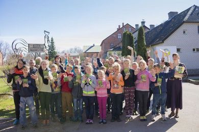  
 Latvian Children Learn Values from  The Way to Happiness      