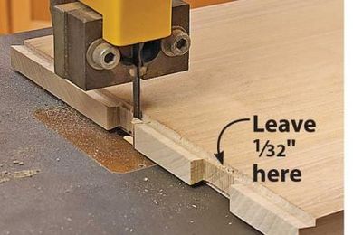Cut long sliding dovetail jobs down to size