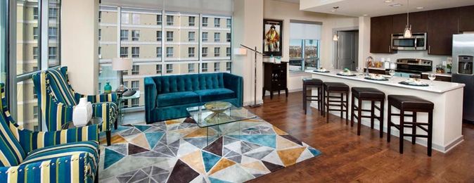Decorating Temporary Spaces {Furniture Rental}