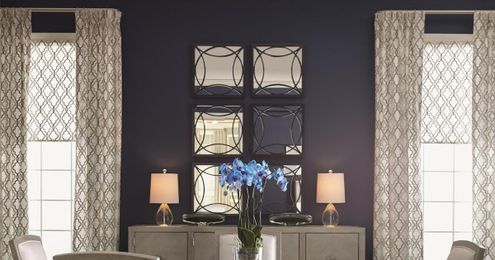 Soften Your Dining Room with Curtains, Drapes, and Rugs