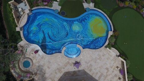 Van Gogh would probably have given his right ear for this pool ...