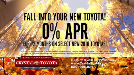 Fall Into Your New Toyota!