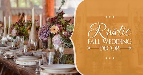 Rustic Fall Wedding Décor
