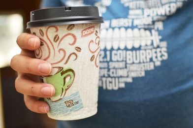 crushing my morning WOD with Dixie® To Go Cups