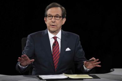 Debate moderator Chris Wallace wants you to know he’s not a potted plant