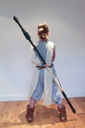Tutorial : How to make a DIY Star Wars Rey Staff on a budget.