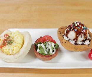 So-Easy Edible Bowls from a Muffin Tin