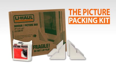 U-Haul Picture Packer Kit and Mirror Box