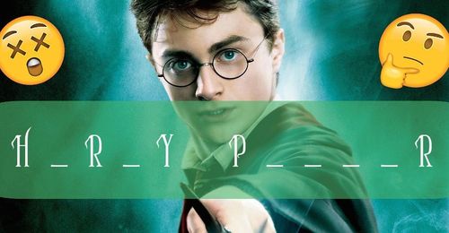 Can You Guess The "Harry Potter" Term From Just A Few Letters?