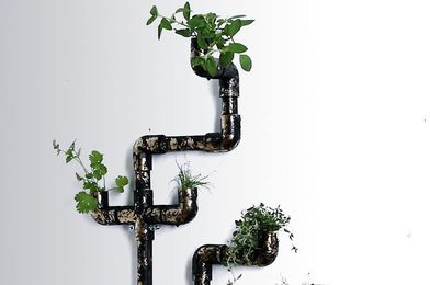 Grow Herbs Indoors And Out With This Stylish Pipe Garden