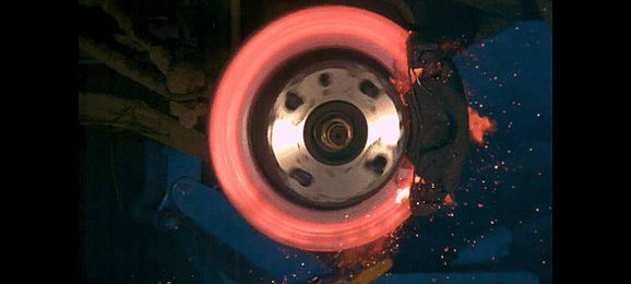 Watch A Brake Rotor Explode From Extreme Friction