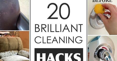 20 Brilliant Cleaning Hacks You Probably Didn’t Know About