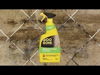 Clean Dirty Grout Build-Up with Goo Gone Grout & Tile Cleaner