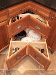 20 Practical Kitchen Corner Storage Ideas