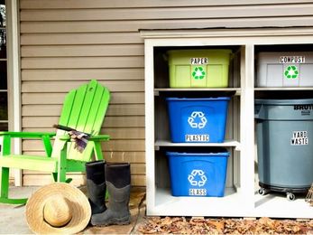 How to Build an Outdoor Recycling Center