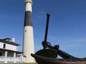 Look back at Absecon Lighthouse