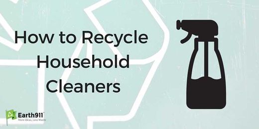 How to Recycle Household Cleaners