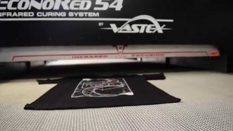 3 Color Water Based Discharge Screen Print