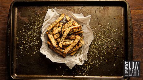 Savory Baked Jicama Fries {Paleo Diet Friendly}