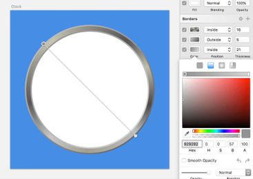 How To Create A Realistic Clock In Sketch