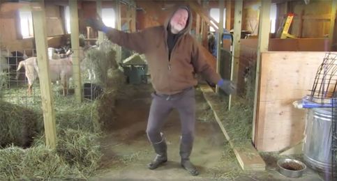 This Infectious Video of a Farmer Dancing In His Barn Is Going Mega-Viral