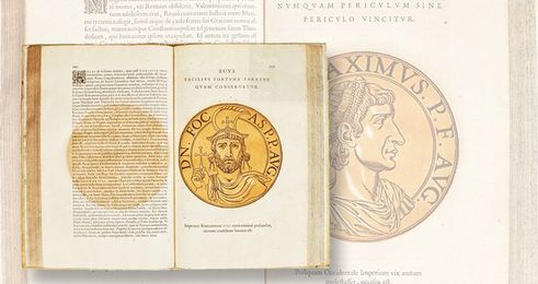 This numismatic book is over 370 years old and sold for $1,250