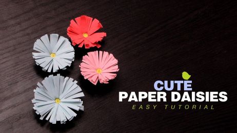 DIY Crafts: How to make Paper Daisies