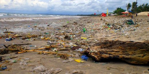 Recycling plastic trash before it can reach the ocean
