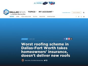 Don't fall for roofing scams, do your research and call CLC Roofing