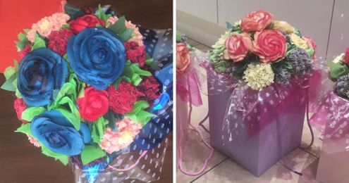 I Make Cakes And Cupcakes That Look Like Flower Bouquets