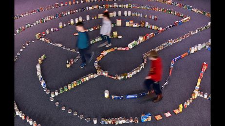 Manchester churches create prayer labyrinth