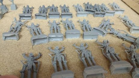 Miniatures and resin casting processes