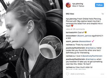 Heartilage Piercings Are the New Earring Trend You’re Going to Fall For