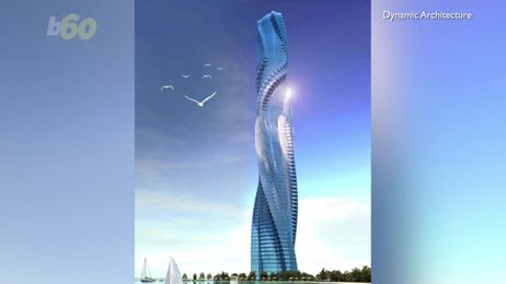 You Can Really Live in This Rotating Skyscraper