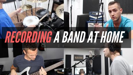 The Best Way To Record Your Band In A Home Studio