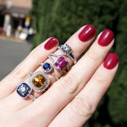 4 reasons to love sapphire engagement rings (one reason is rainbows)