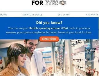 For Eyes’ Email Makes Eyewear Benefits More Clear