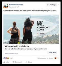Rainbeau Curves ups its social media game
