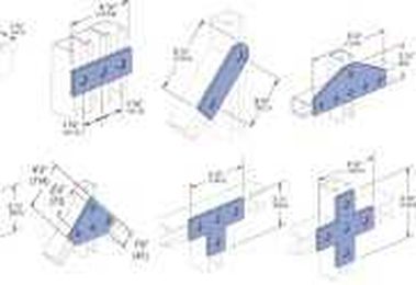 Unistrut Flat Plate Fittings for Channel Splicing