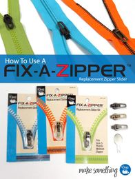 Tutorial: How to Repair a Broken Zipper Slider with Dritz® Fix-A-Zipper™