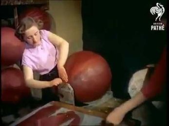 How Earth Globes Were Made Back in 1955