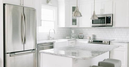 Renovating an 80's Style Kitchen into a Bright + Light Dream