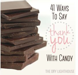 41 Ideas for Cute Ways to Say Thank You with Candy