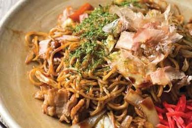 Chef Masaharu Morimoto's recipe for Japanese dish 'Yakisoba'
