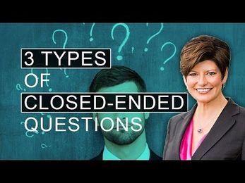 What Are The Three Types Of Closed-Ended Questions?